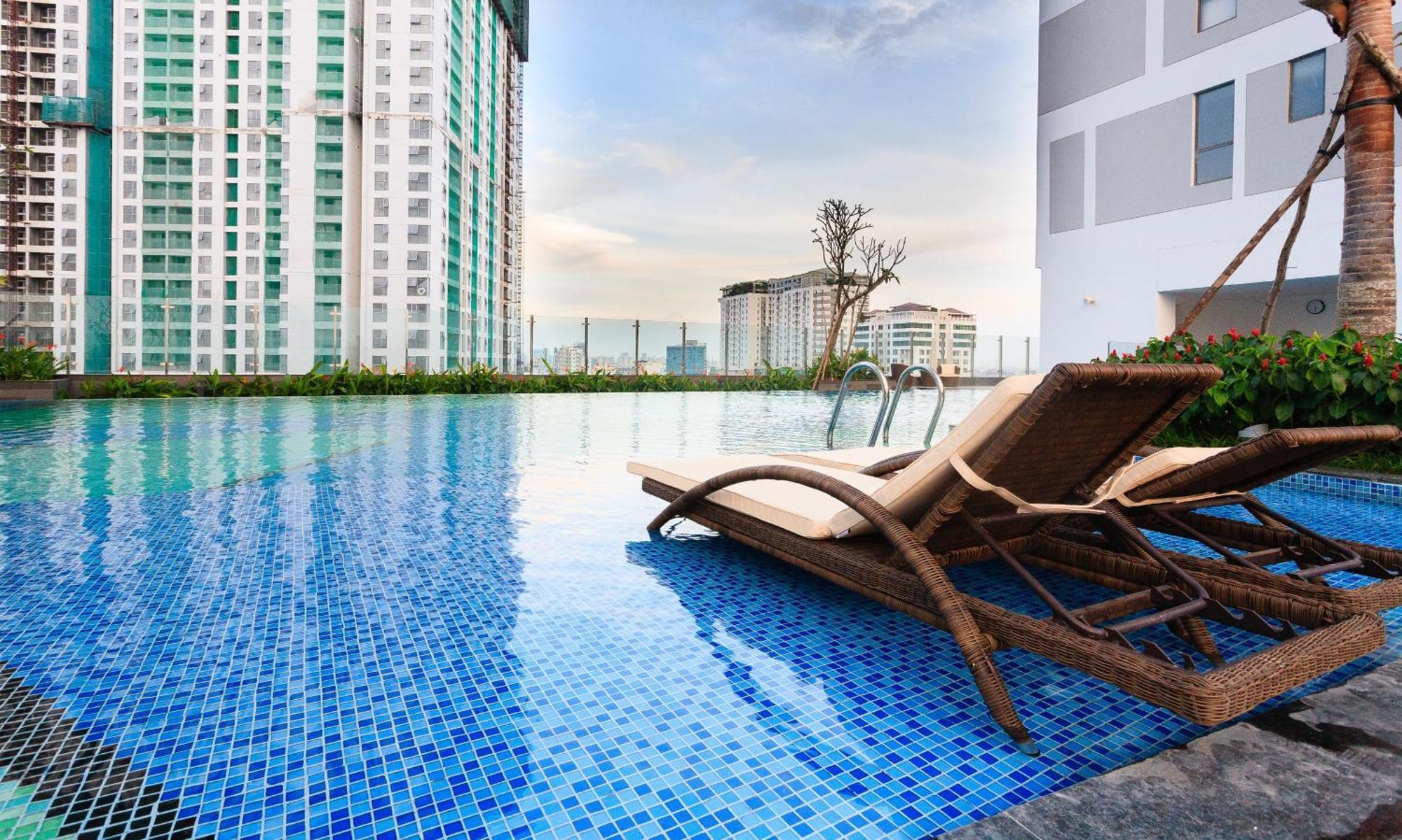 Saigon Banhada - Rivergate - Infinity Pool Ho-Chi-Minh-Stadt Exterior foto